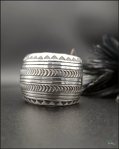 Sterling Silver Cuff Bracelet by Carson Blackgoat