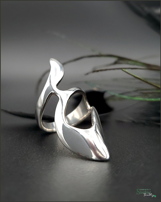 Sterling Silver Abstract Ring