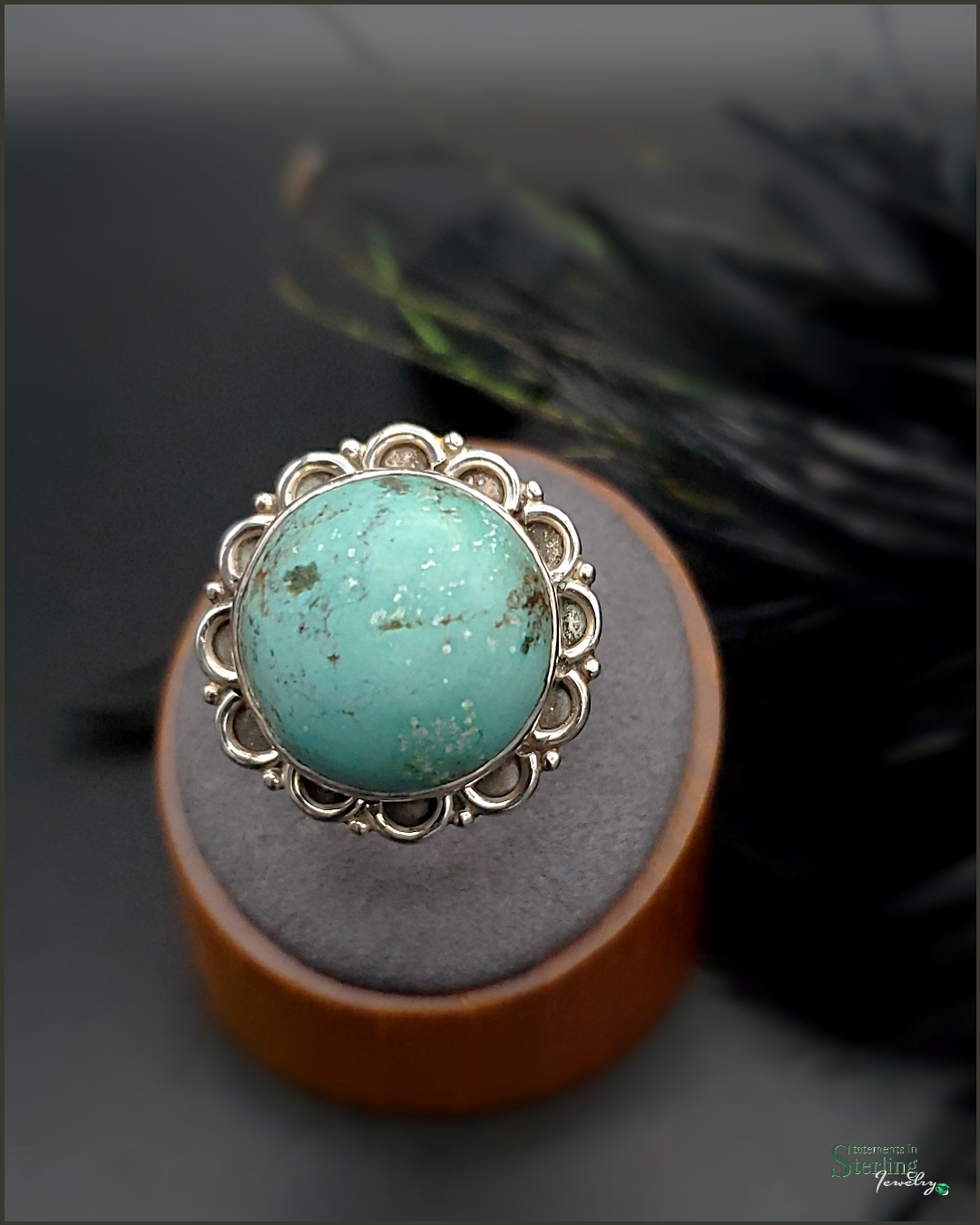 Turquoise and Sterling Silver Ring