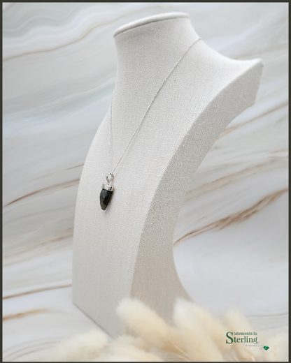 Labradorite and Sterling Silver Pendant