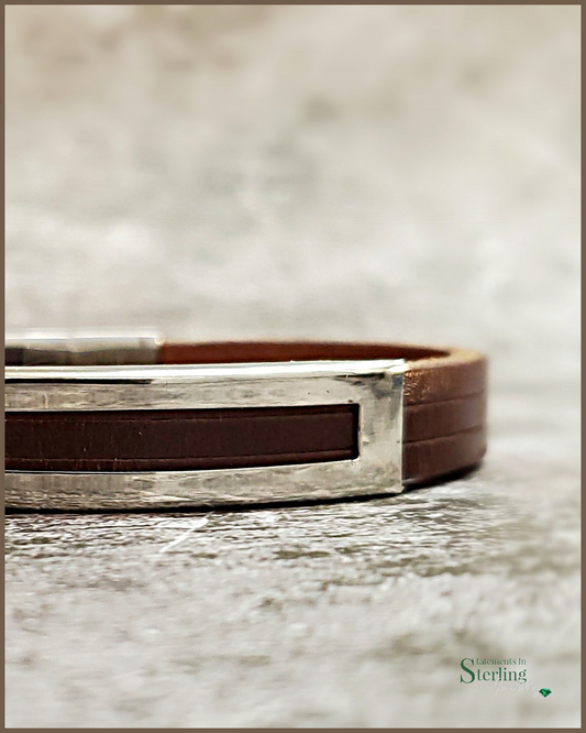 Rimanchik HELIOS Bracelet in Brown Leather