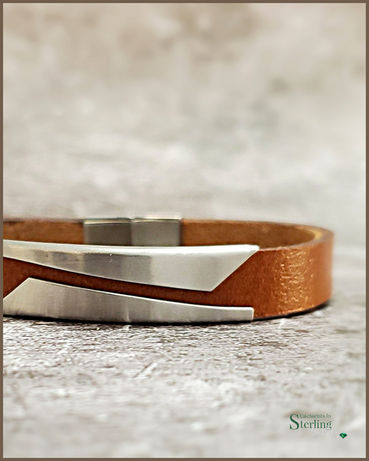 Rimanchik PHOENIX Bracelet in Tan Leather