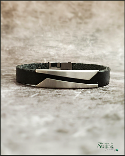 Rimanchik PHOENIX Bracelet in Black Leather