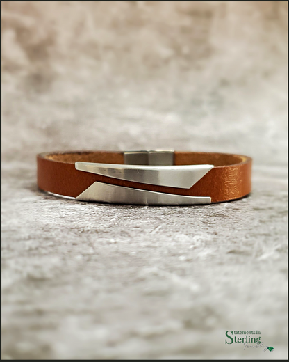 Rimanchik PHOENIX Bracelet in Tan Leather