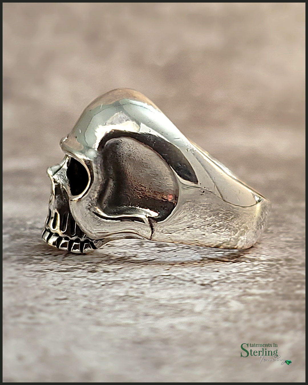 Sterling Silver Skull Ring